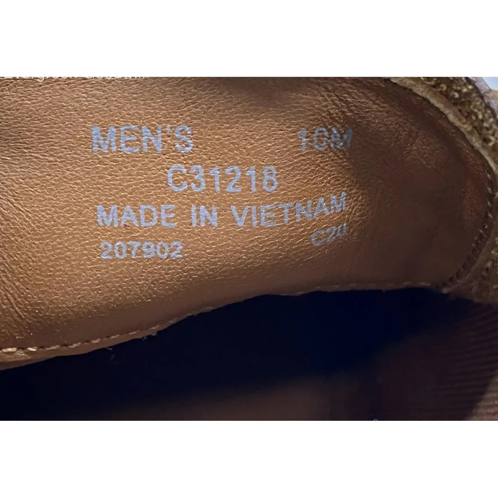 Cole Haan Mens SZ 10M Grandseries pro Rally Leather Sneakers British Tan Brown